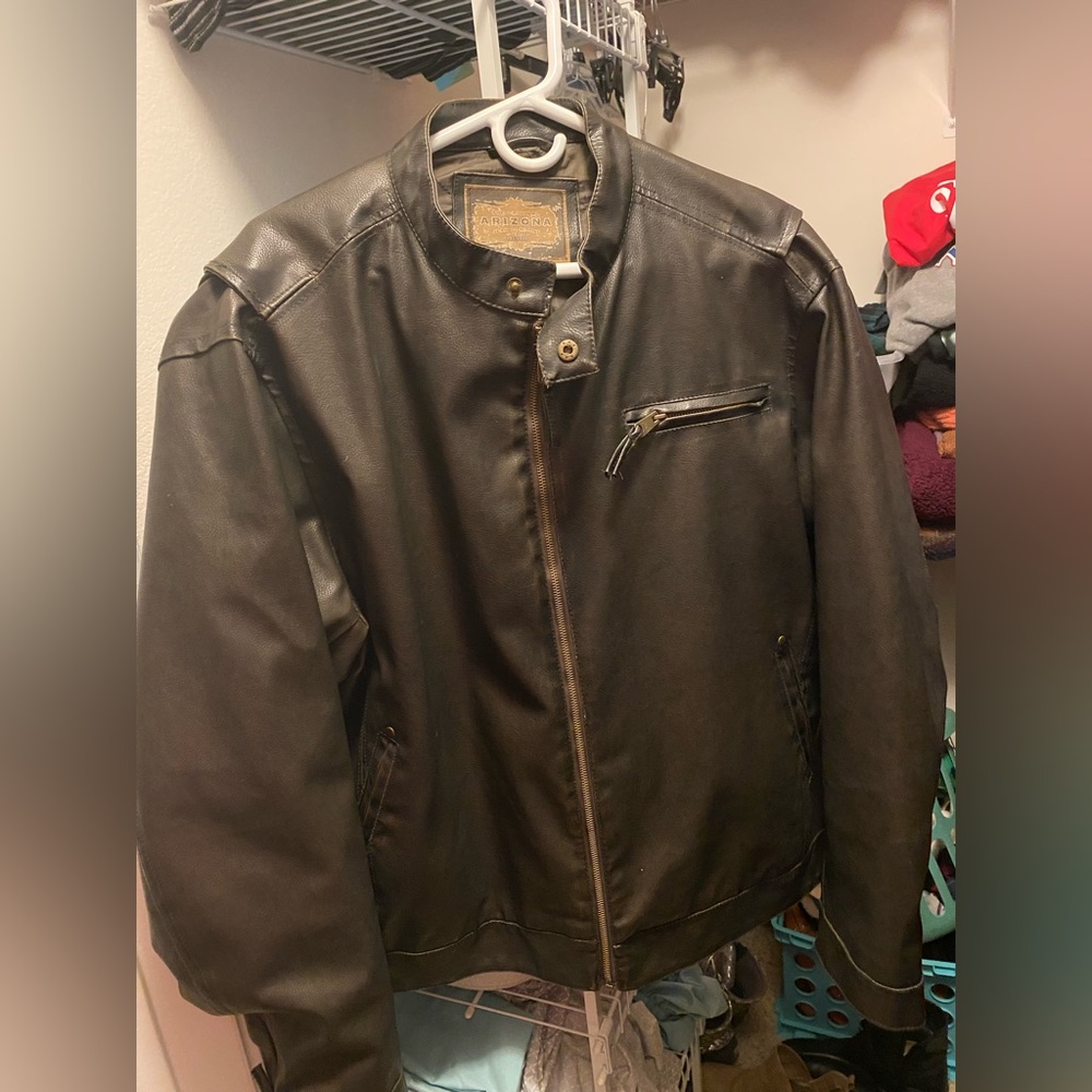 Men’s Faux Leather Jacket